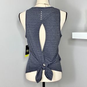 Gray Cute Active Textured Workout Tank NWT Sz M